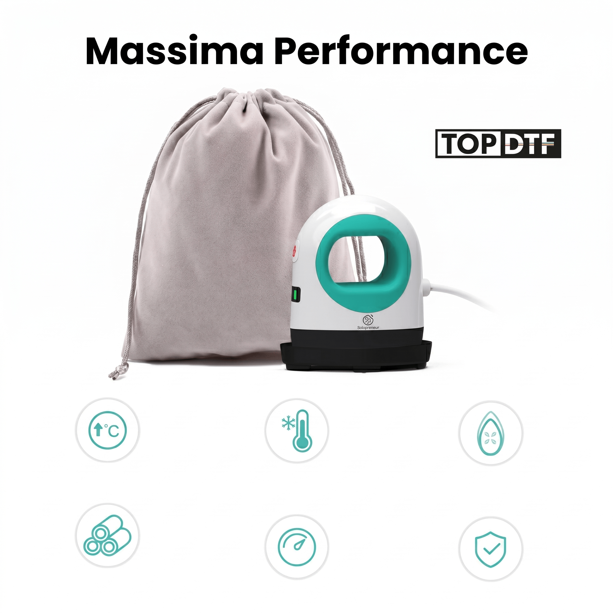 Mini Pressa Termica - per tessuti - immagine 3