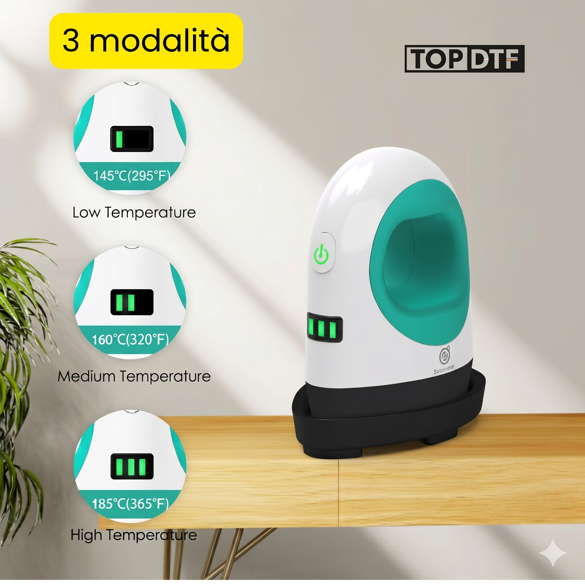 Mini Pressa Termica - per tessuti - immagine 2